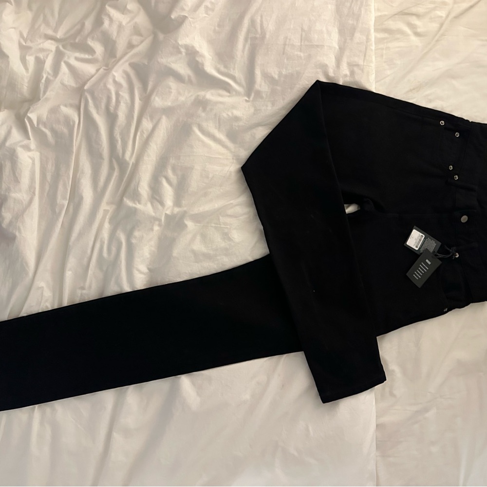 Buck Mason Black Skinny Jeans
